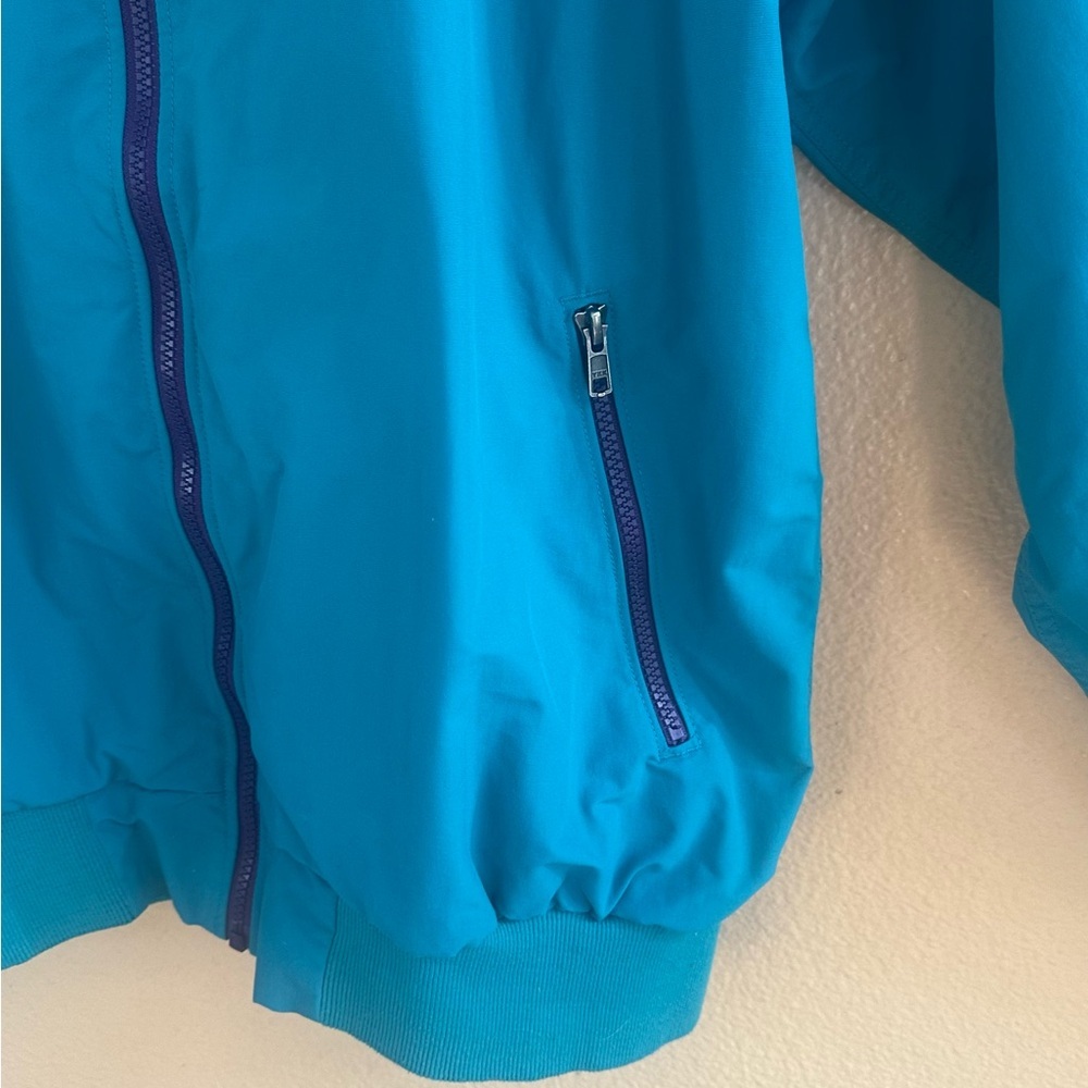 Patagonia Rare Teal “Baggies” Retro Look Windbreaker Jacket Large EUC! - Picture 8 of 13